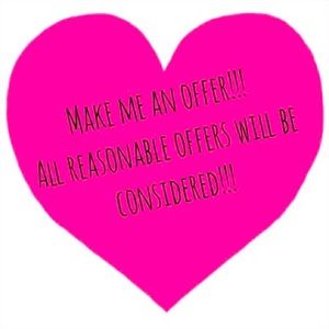 accepting all reasonable offers!